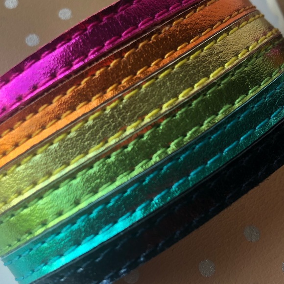 NWT Cat & Jack Toddler Girl Rainbow Sandals Sz 7 - Picture 3 of 8